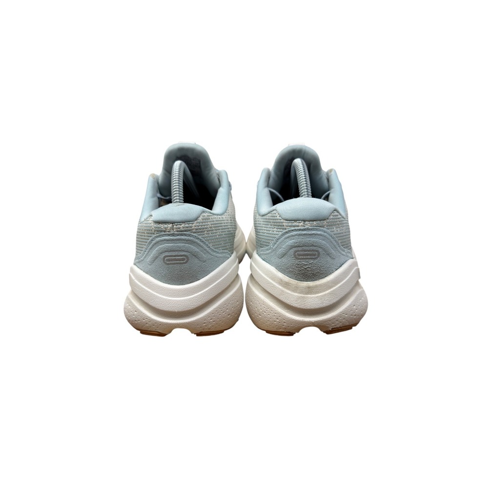 Brooks Ghost Max Women 9.5 White Blue Running Shoes 1204201B163 Max Cushion - Picture 4 of 11